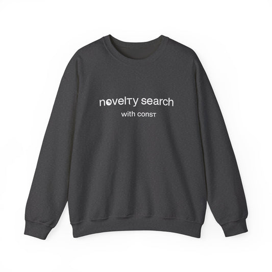 Novelty Search with Const Sweatshirt
