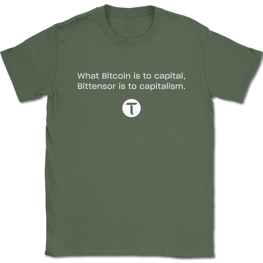 Bitcoin Capital, Bittensor Capitalism T-Shirt