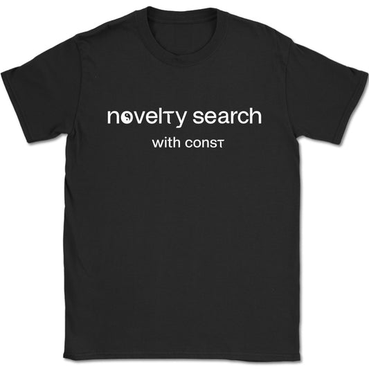 Novelty Search with Const T-Shirt